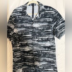 lululemon athletica Black and White Patterned Shirt